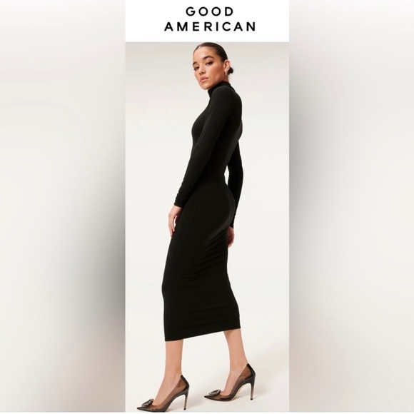 Good American Sundown Turtleneck Bodycon dress - Picture 2 of 4